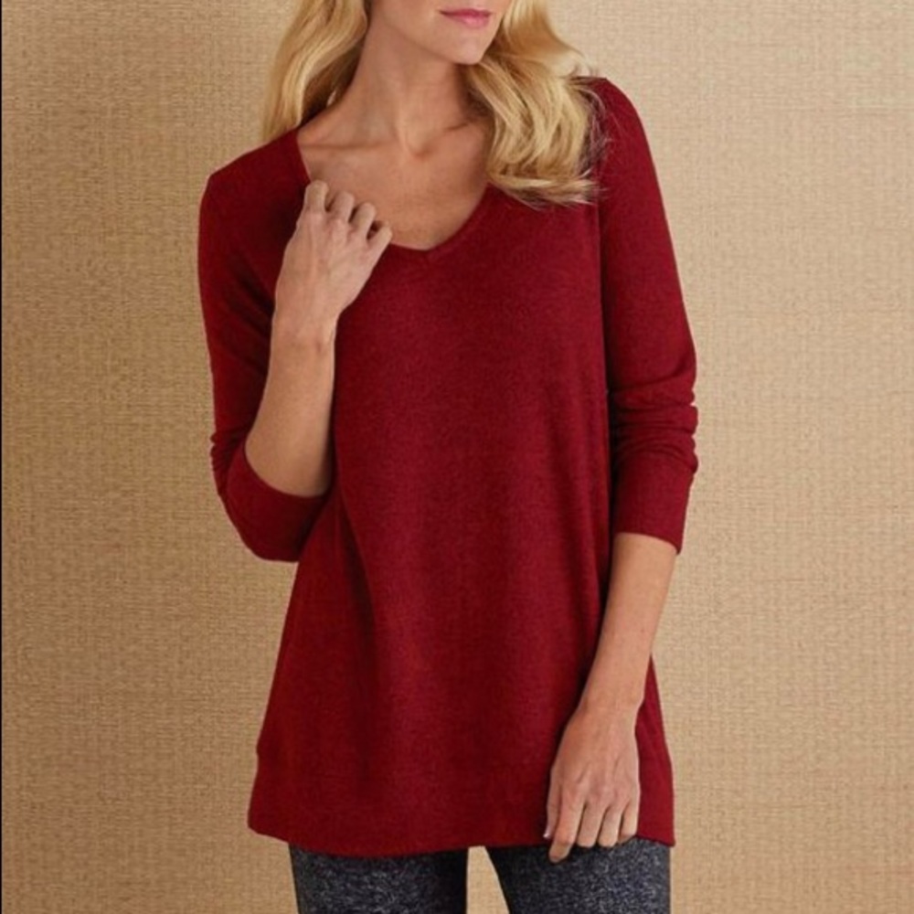 Soft Surroundings Crew Neck Sweater Size Medium